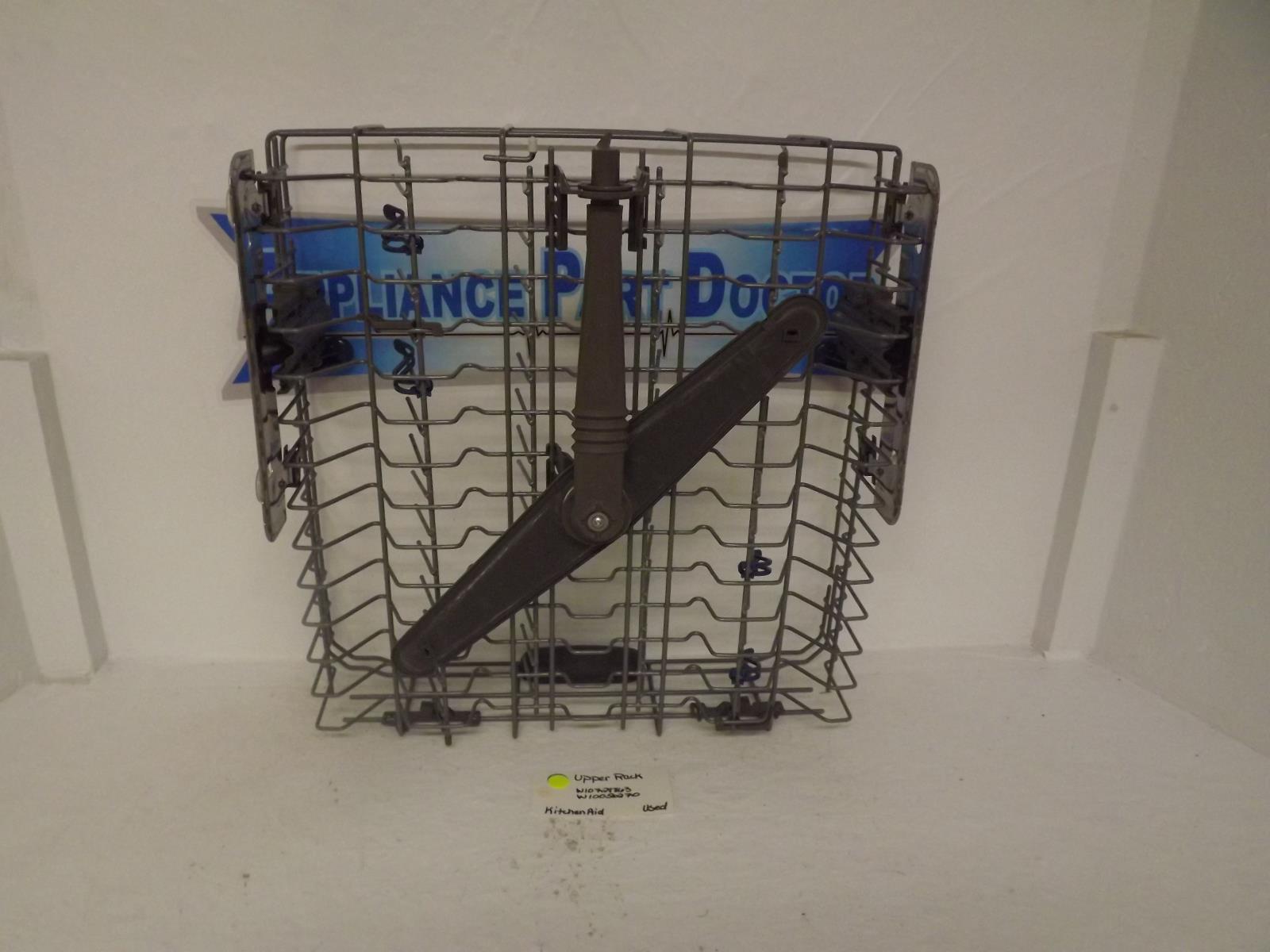 KitchenAid Dishwasher W10728863 W10056270 Upper Rack Used KitchenAid Dishwasher W10728863 W10056270 Upper Rack Used